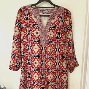 J. MCLAUGHLIN Silk Amalfi Tunic Dress Size Small S